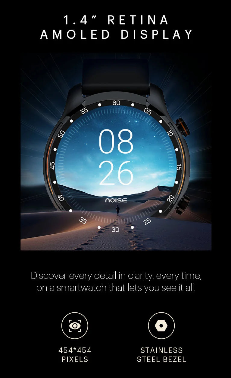 NoiseFit Voyage Smart Watch, 4G Calling Smartwatch