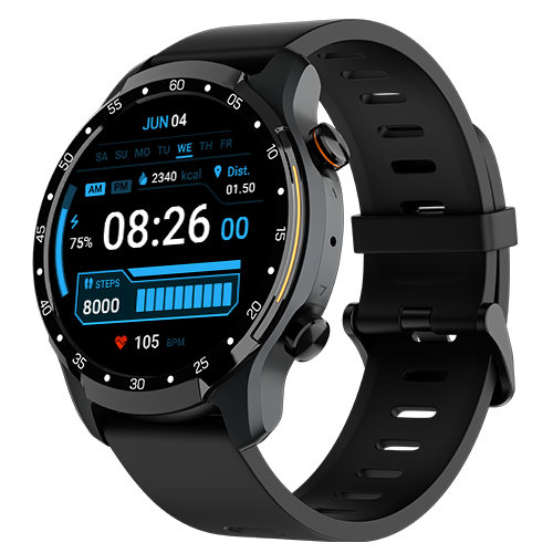Molife Sense Round Dial Unisex Smartwatch
