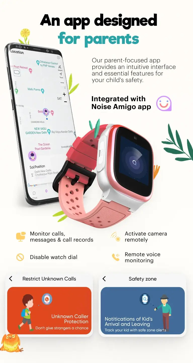 Child Safety GPS Smart Watch, Discreet Listening, Phone, Video Calling,  Tracking, Geofencing, SOS - SSS Corp.