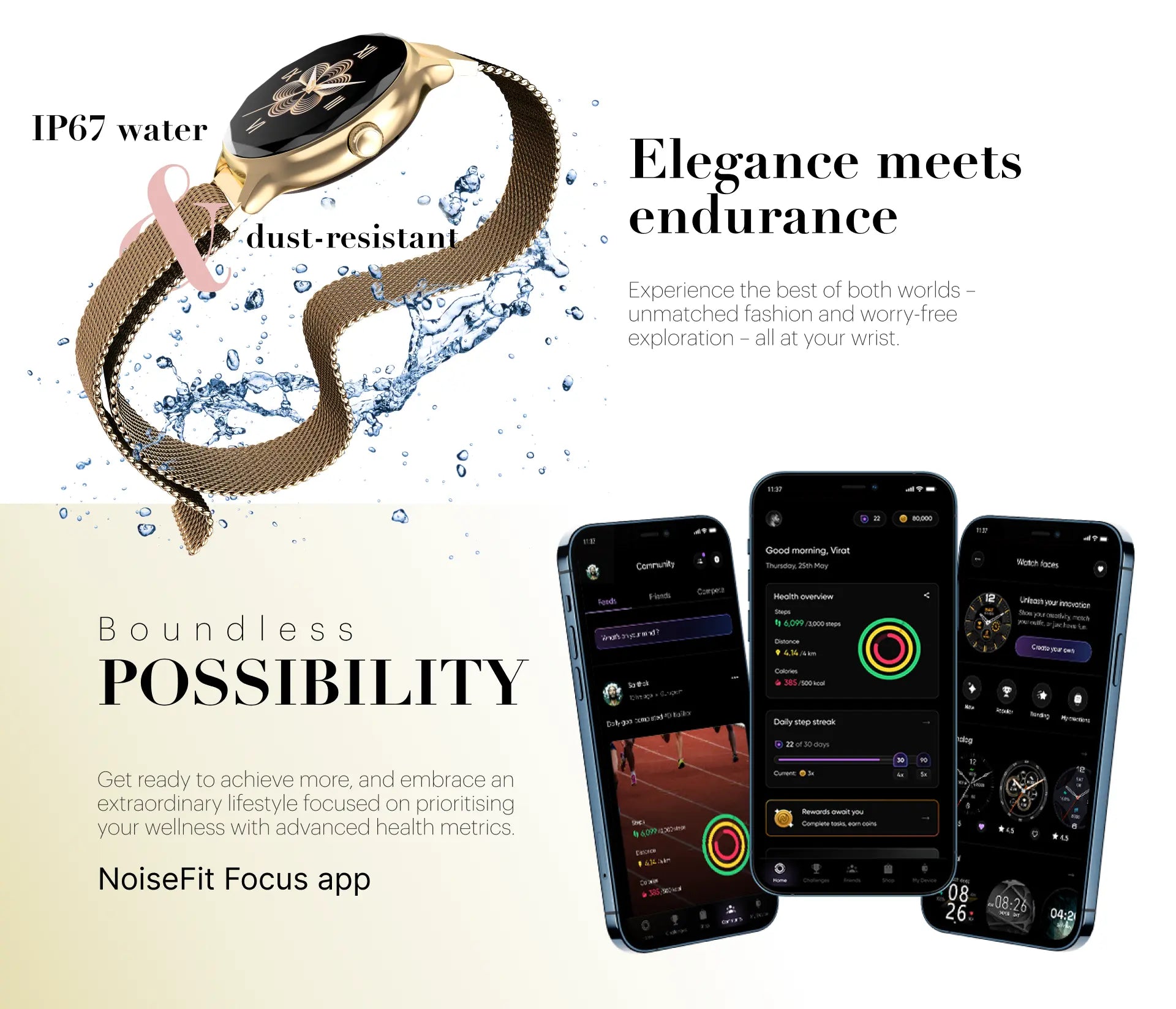 noisefit diva smartwatch