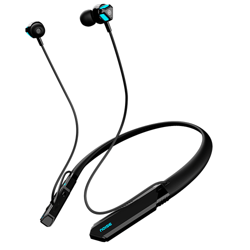 Noise Combat Wireless Gaming Neckband Earphones with Mic